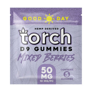 torch d9 50mg 5ct gummies mixed berries