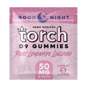 torch d9 50mg 5ct gummies pink lemonade lullaby