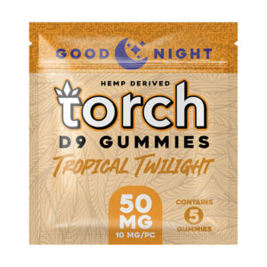 torch d9 50mg 5ct gummies tropical twilight