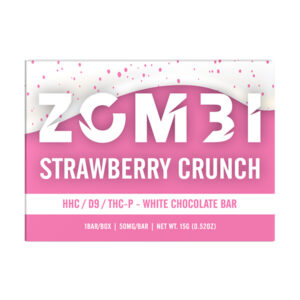 zombi mini chocolate bar hhc d9 thcp 50mg strawberry crunch