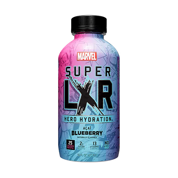 arizona marvel super lxr hero hydration acai blueberry