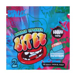double stacked bitez 2000mg gummies strawberry watermelon