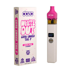 dozo white out thcp 3.5g disposable crystal dream