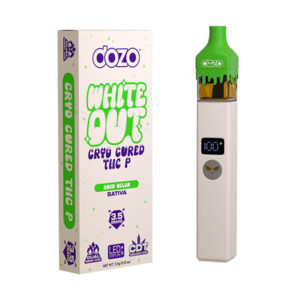 dozo white out thcp 3.5g disposable snow melon