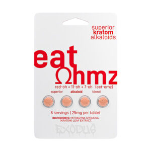 exodus eat ohmz 7 oh blend tablets 25mg 4ct