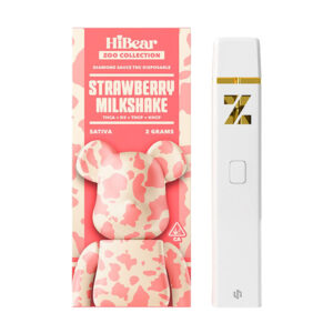 hibear zoo collection 2g disposable strawberry milkshake