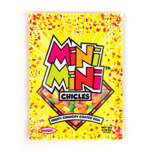 mini mini chicles gum