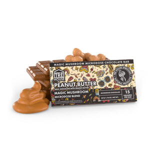 trehouse 50g mushroom chococlate bar peanut butter new