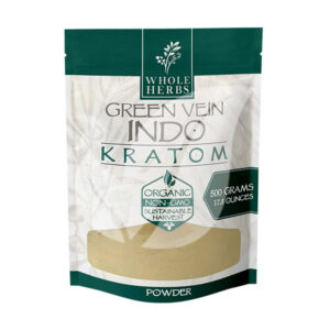 whole herbs kratom powder green vein indo 500g