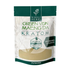 whole herbs kratom powder green vein maeng da 500g