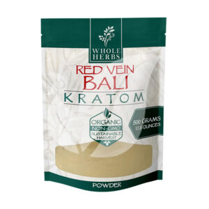 whole herbs kratom powder red vein bali 500g