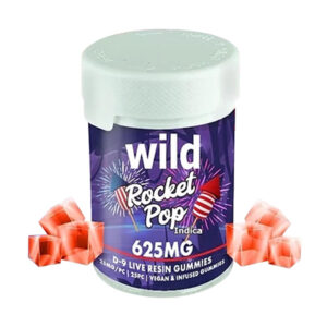 wild d9 625mg gummies rocket pop