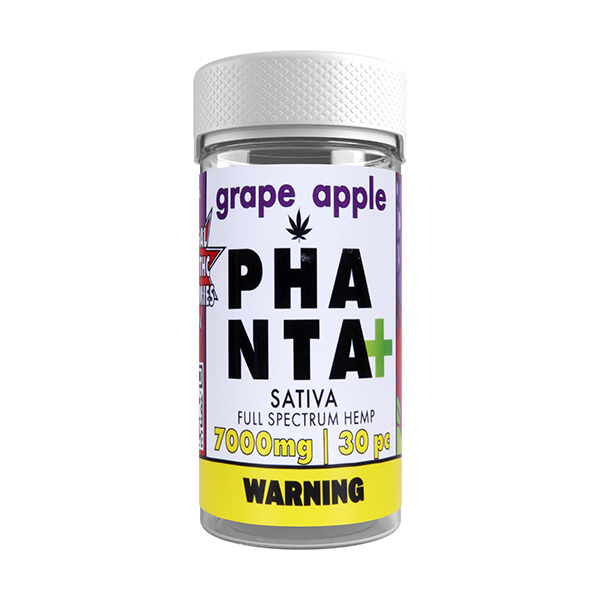 wild phanta 7000mg gummies grape apple