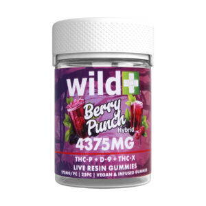 wild thcp d9 thcx 4375mg gummies berry punch