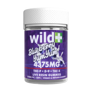 wild thcp d9 thcx 4375mg gummies blueberry yum yum