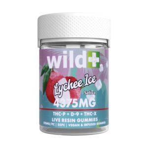 wild thcp d9 thcx 4375mg gummies lychee ice