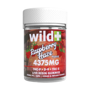 wild thcp d9 thcx 4375mg gummies raspberry haze