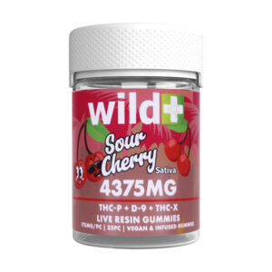 wild thcp d9 thcx 4375mg gummies sour cherry