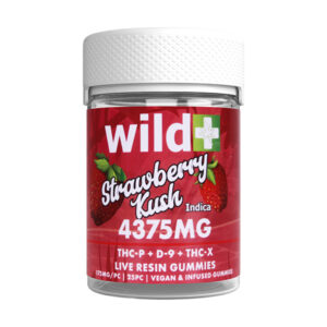 wild thcp d9 thcx 4375mg gummies strawberry kush