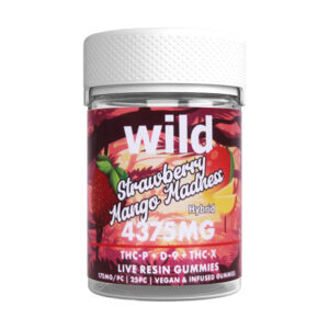 wild thcp d9 thcx 4375mg gummies strawberry mango madness