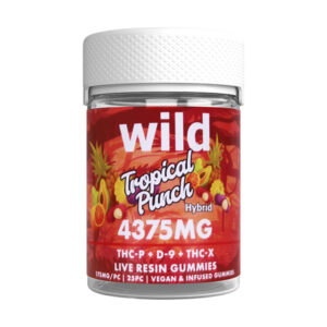 wild thcp d9 thcx 4375mg gummies tropical punch