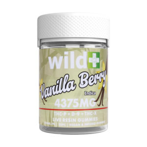 wild thcp d9 thcx 4375mg gummies vanilla berry