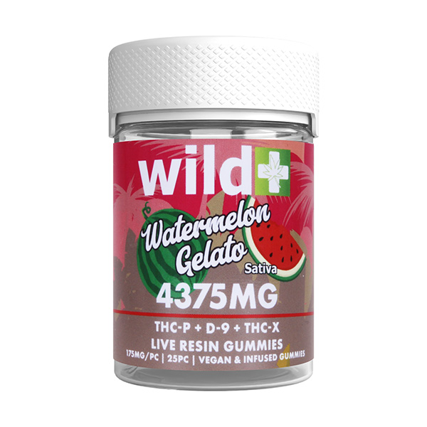 wild thcp d9 thcx 4375mg gummies watermelon gelato