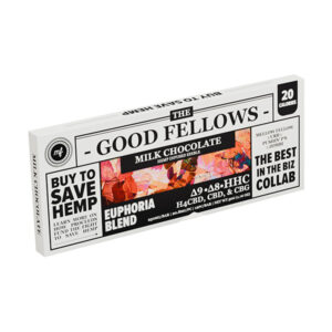 good fellows 250mg chocolate bar euphoria milk chocolate