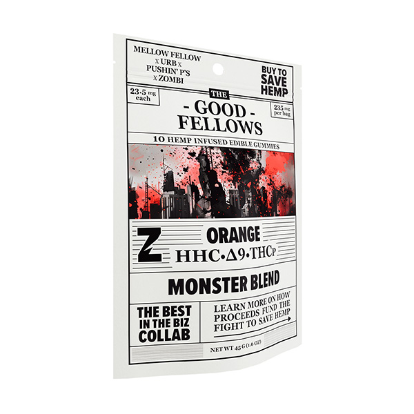 good-fellows-350mg-gummies-Monster-orange good fellows 350mg gummies monster orange