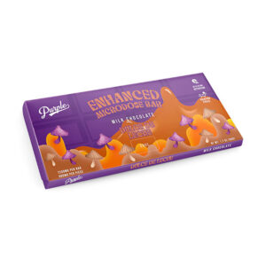 purple enhanced microdose chocolate bar 7200mg dulce de leche