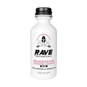 rave botanicals kratom kava tonic bliss strawberry lemonade