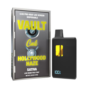 cali vault 3.5g disposable hollywood haze