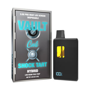 cali vault 3.5g disposable shock tart