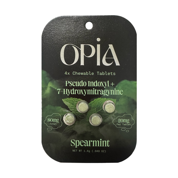 opia pseudo 7 tablets 4 count spearmint