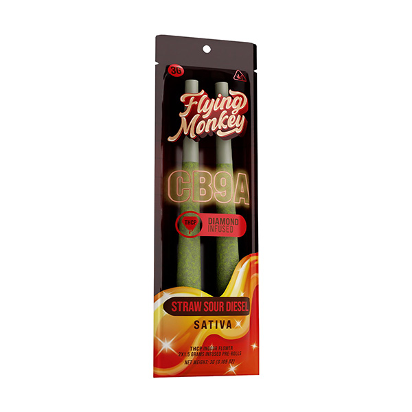 flying-monkey-cb9a-2x1.5g-pre-rolls-straw-sour-diesel flying monkey cb9a 2x1.5g pre rolls straw sour diesel