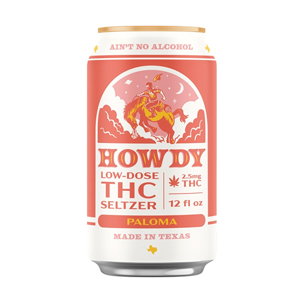 howdy low dose 2.5mg 12oz paloma