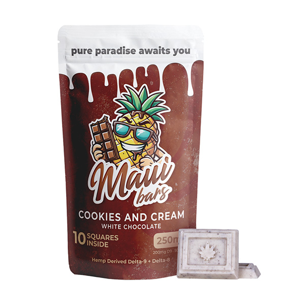 Maui Labs D9 + D8 Chocolate Bars | (10pcs) 250mg