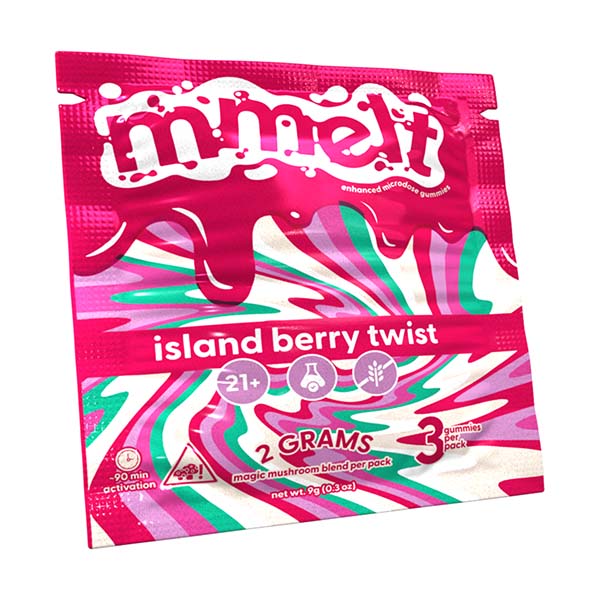 mmelt-magic-mushroom-gummies-2g-3ct-island-berry-twist mmelt magic mushroom gummies 2g 3ct island berry twist