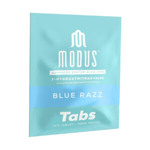 modus 7hydroxy tablets 20mg 1ct blue razz