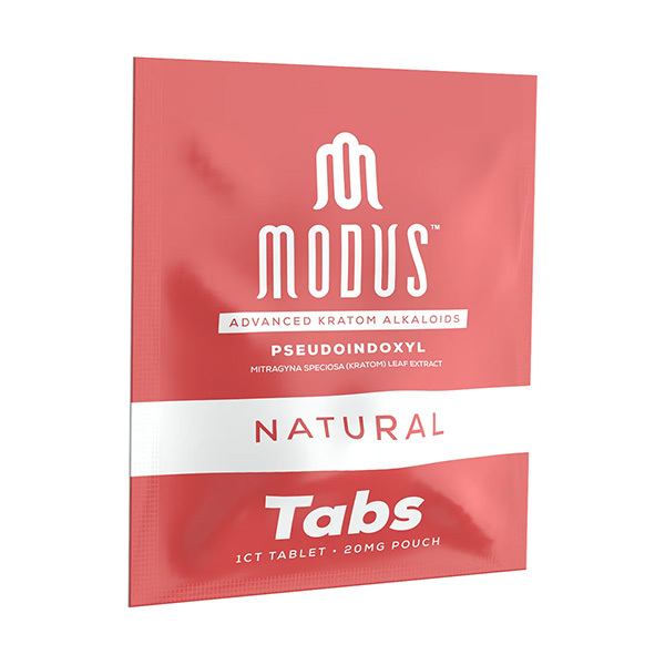 modus pseudo kratom tablets 20mg 1ct natural