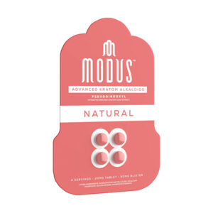 modus pseudo kratom tablets 20mg 4ct natural