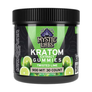 mystic labs kratom gummies 30ct twisted lime