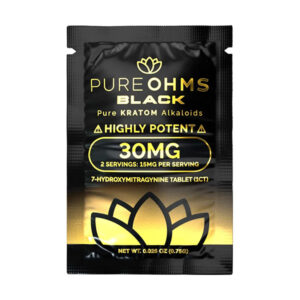 pure ohms black kratom tablet 1ct