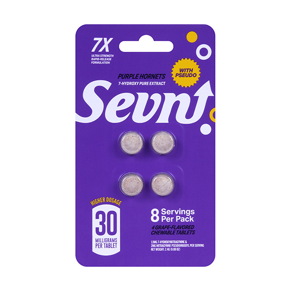 sevn purple hornets 7hydroxy tablets 30mg 4ct original