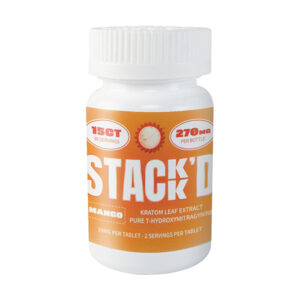 stackd 7hydroxy 270mg 15ct tablets mango