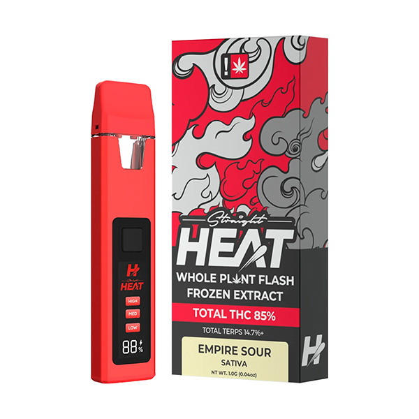 straight heat 1g disposable empire sour