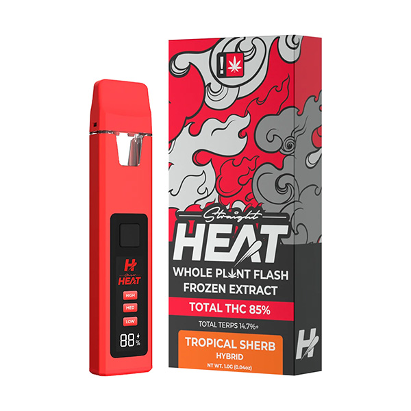 straight heat 1g disposable tropical sherbet