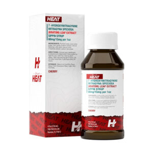 straight heat 7hydroxy syrup 60mg 4oz cherry