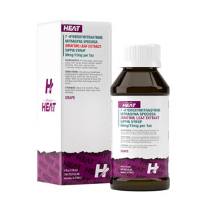 straight heat 7hydroxy syrup 60mg 4oz grape