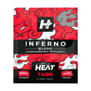 straight heat inferno blend 7hydroxy pseudo tablet 1ct